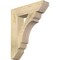 Ekena Millwork Olympic Slat Rough Sawn Bracket, Douglas Fir, 4"W x 18"D x 22"H BKT04X18X22OLY06RDF - alternate 1